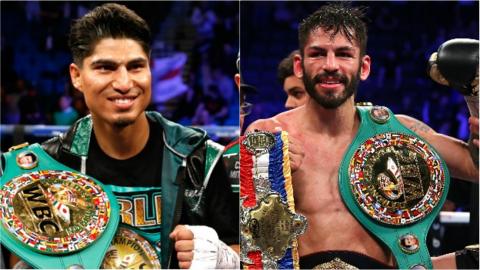 Garcia (left) has never lost, while Linares has three defeats in 46 fights