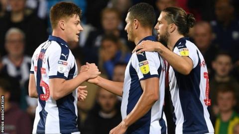 On-loan Leicester City youngster Harvey Barnes (left) played a big part in the Baggies' early season form
