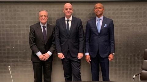 Perez, Infantino and Moise Katumbi.