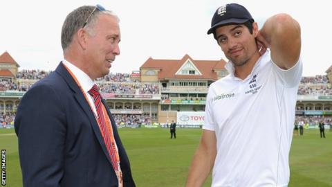 James Whitaker and Alastair Cook