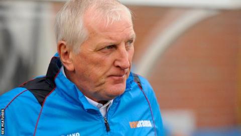 Eastleigh manager Ronnie Moore
