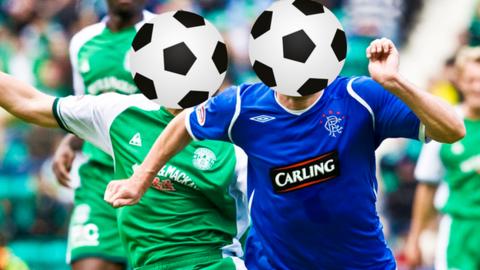 Hibs v Rangers quiz graphic