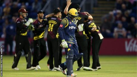 Glamorgan made a promising start thanks to opener Usman Khawaja's 44 but then fell away after his dismissal