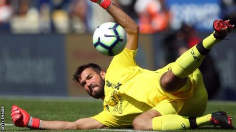 Brazil and Liverpool keeper Alisson Becker