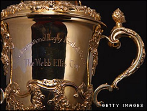 Rugby World Cup trophy