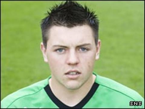 Falkirk goalkeeper Jamie Barclay