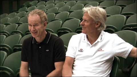 John McEnroe and Bjorn Borg