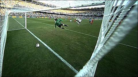 Frank Lampard's shot against Germany