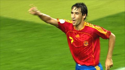 Spain striker Raul