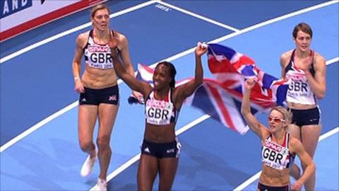 The GB women's 4x400m