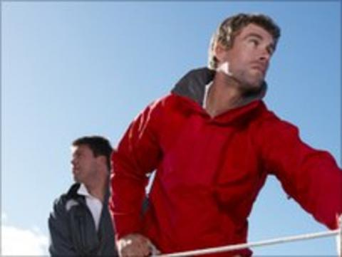 Andrew Simpson (l) and Iain Percy (r)