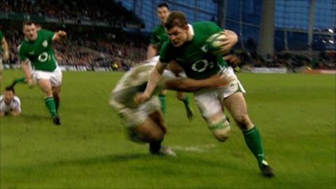 Legend Brian O'Driscoll breaks Championship try record
