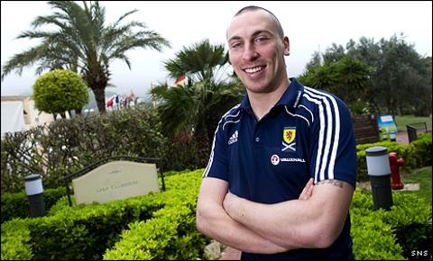 Scotland midfielder Scott Brown