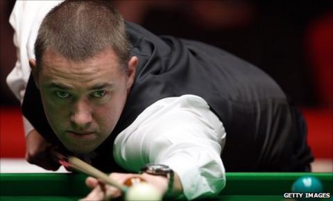 Scottish snooker player Stephen Hendry