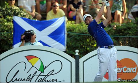Martin Laird on his way to winning the Arnold Palmer Invitational in Florida