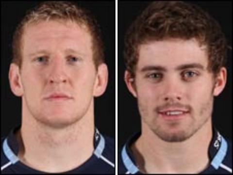 Bradley Davies and Leigh Halfpenny