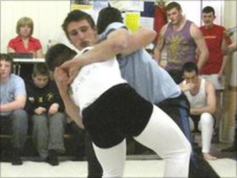 Wrestling at Waberthwaite Academy