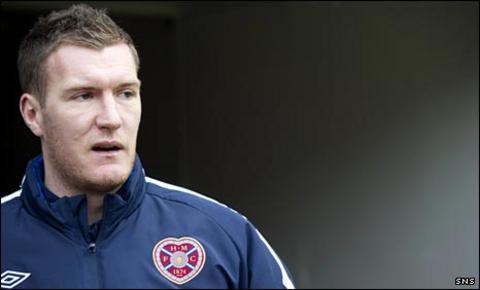 Hearts striker Kevin Kyle