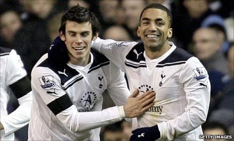 Spurs wingers Gareth Bale (left) and Aaron Lennon
