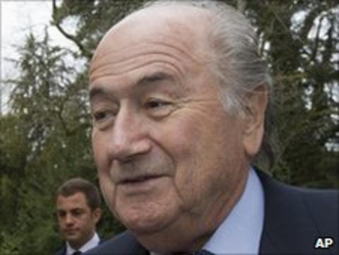 Fifa president Sepp Blatter