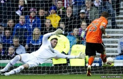 Dundee United striker David Goodwillie