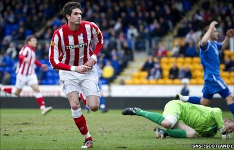 Rangers striker Kyle Lafferty