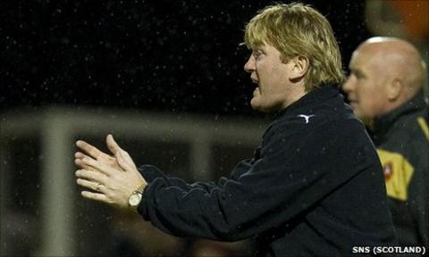 Motherwell manager Stuart McCall