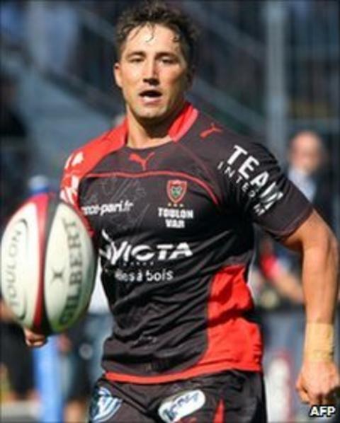 Gavin Henson in action on his Toulon debut