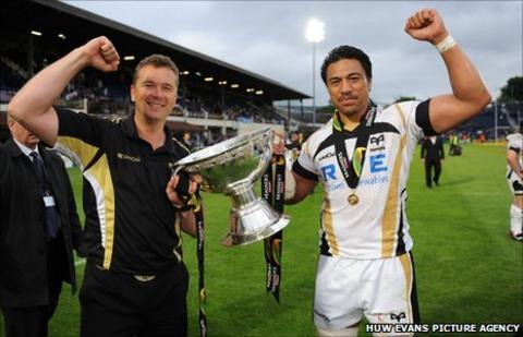 Sean Holley and Filo Tiatia