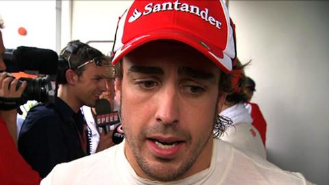 Ferrari's Fernando Alonso
