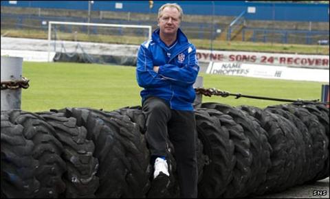 Cowdenbeath manager Jimmy Nicholl