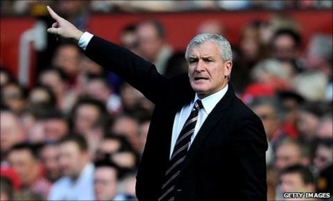 Fulham manager Mark Hughes
