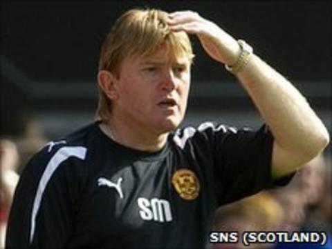 Motherwell manager Stuart McCall