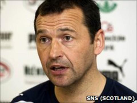 Hibernian manager Colin Calderwood