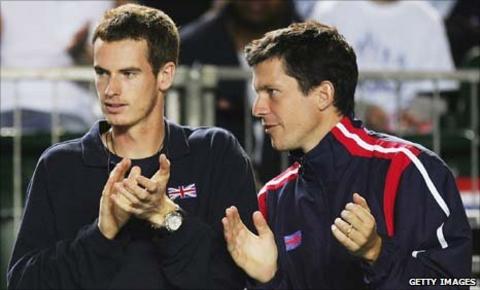 Andy Murray and Tim Henman