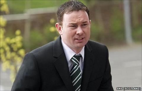 Hibs assistant manager Derek Adams