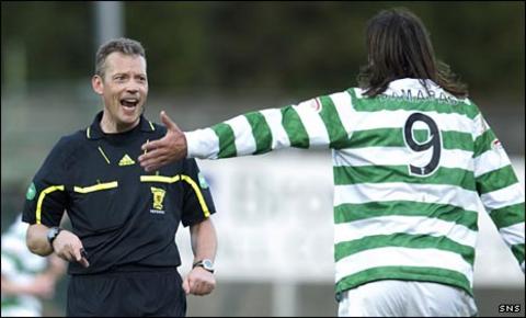 Iain Brines rejects Georgios Samaras's penalty claim