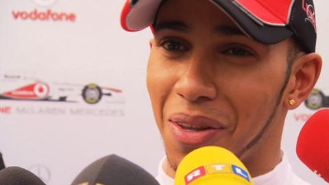 McLaren's Lewis Hamilton
