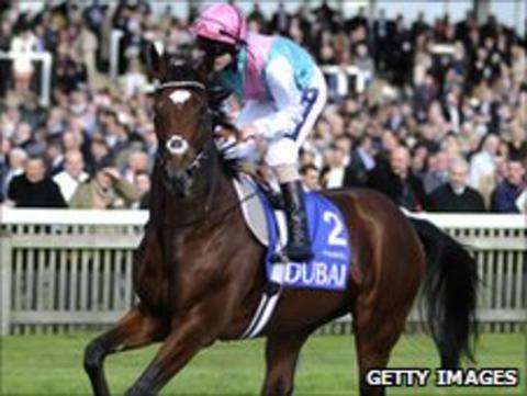 Frankel and jockey Tom Queally