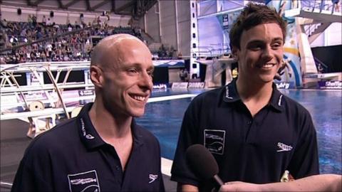 Britain's Pete Waterfield and Tom Daley