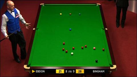 Bingham wins as Crucible kick floors Ebdon