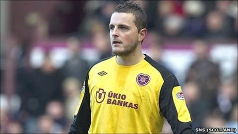 Hearts goalkeeper Marian Kello