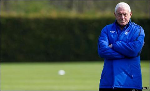 Rangers manager Walter Smith