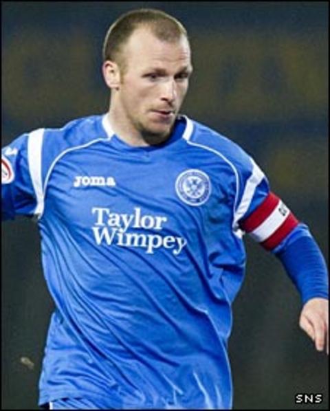 St Johnstone midfielder Jody Morris
