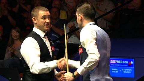 Stephen Hendry and Mark Selby