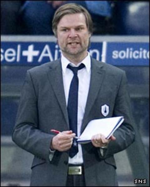 Falkirk manager Steven Pressley