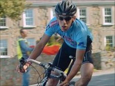 Philip Touzeau cycling
