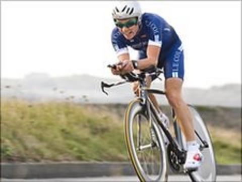 Cyclist James McLaughlin Pic: Mike Brehaut