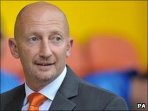 Blackpool manager Ian Holloway