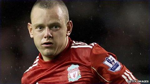 Liverpool midfielder Jay Spearing